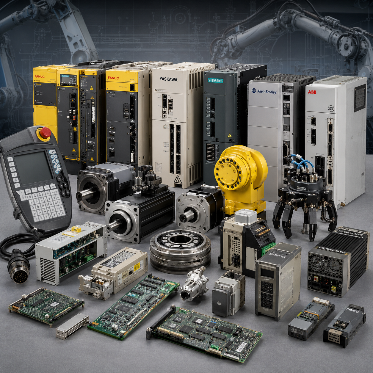 Manufacturers robotics, obsolete & legacy parts