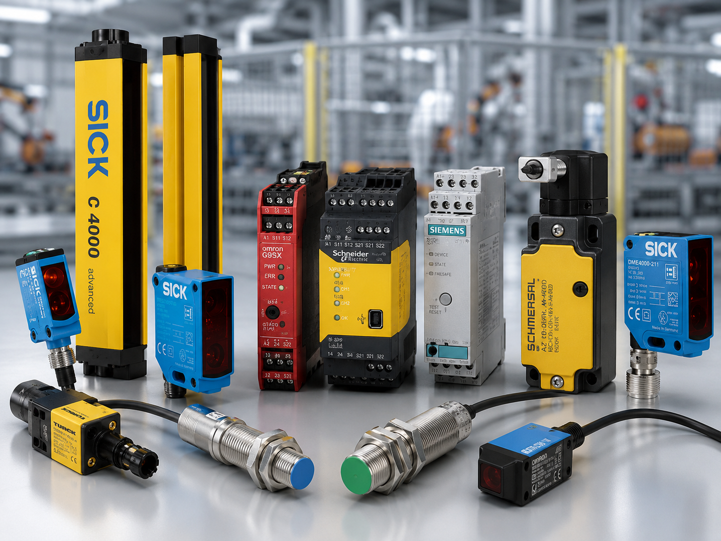 Manufacturers sensors & machine safety